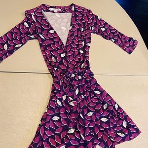 Diane von Furstenburg wrap dress size 10